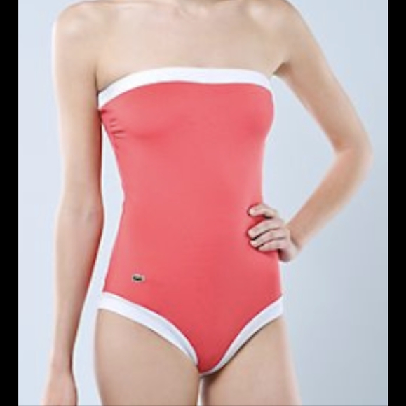 Lacoste Swimsuit. Size 40. EUC. - Picture 1 of 9